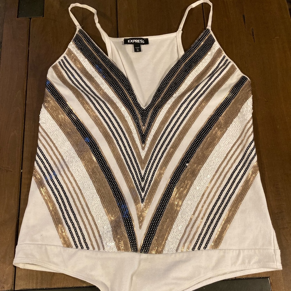 Sequin bodysuit